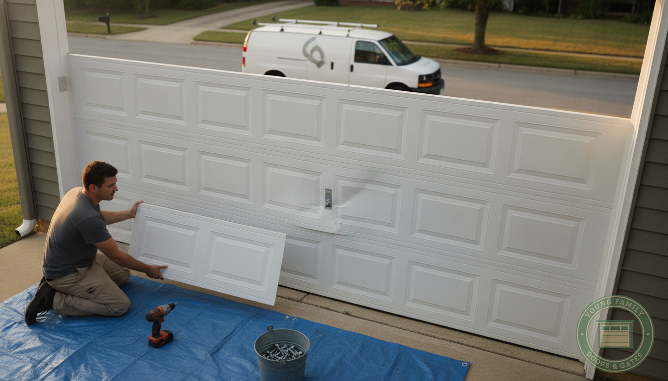 Garage Door Panel Replacement