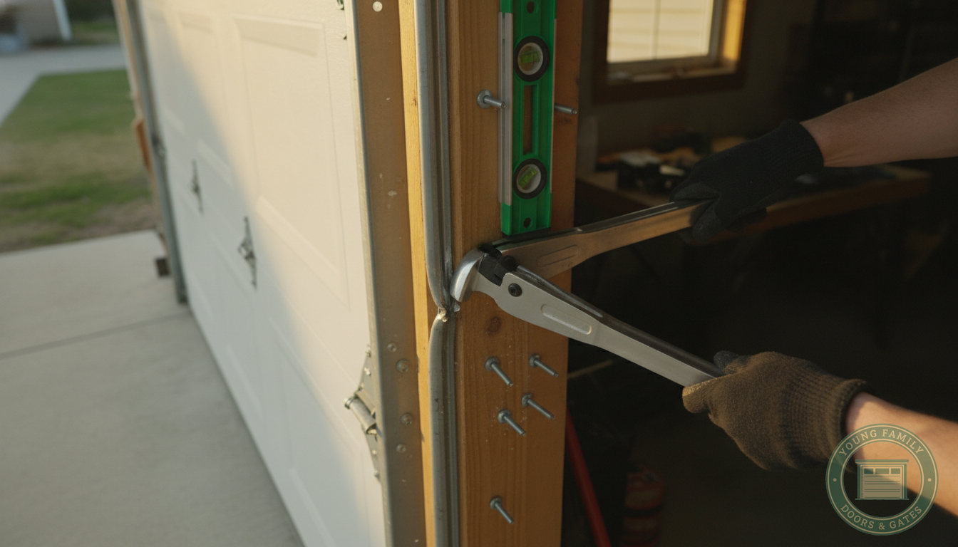 Garage Door Track Repair & Alignment